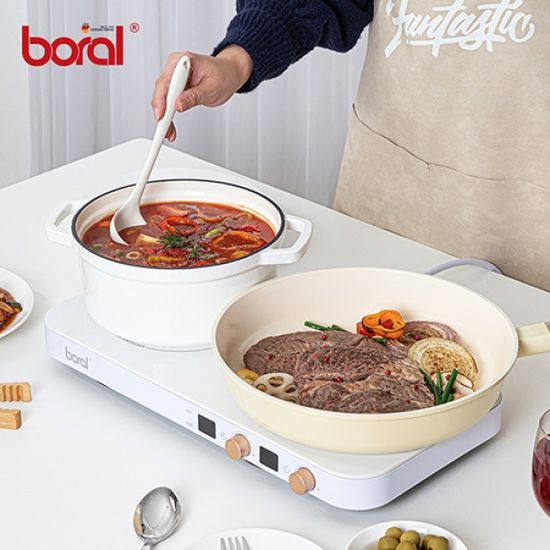 보랄 2구 와이드 인덕션 전기렌지 BR-118TWD