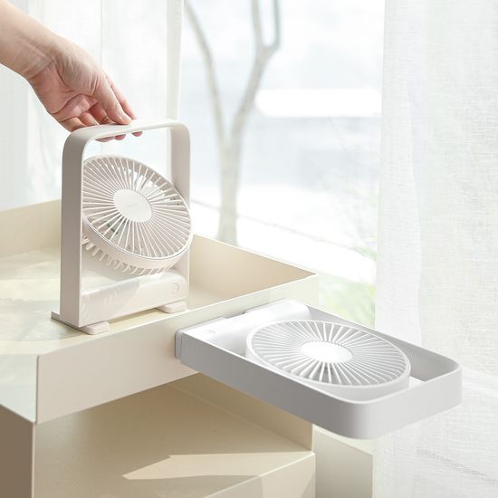 마그넷 탁상용 무선 선풍기 휴대용 캠핑 사무실 미니