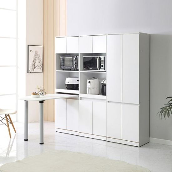 루블린 주방 수납 식탁 렌지대 3종 세트 (착불)