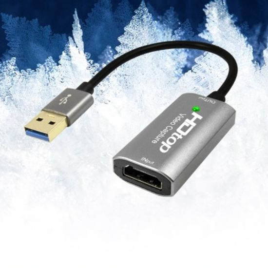 [탑라인에이치디]  HDMI 캡쳐보드 USB3.0 to HDMI 4K