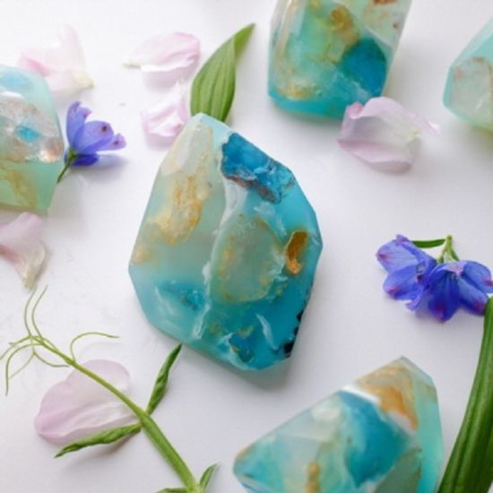 [오키프] 탄생석 비누 / 3월 아쿠아마린