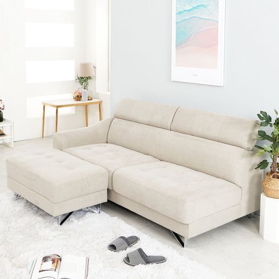 딜라잇 3인용 아쿠아텍스 패브릭 소파 (착불)