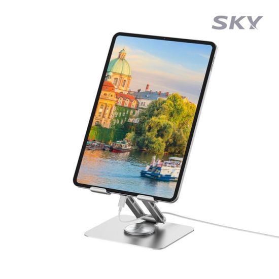 스카이 360도 회전 각도조절 태블릿 거치대 ES40XS