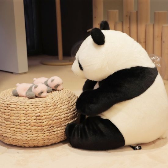 [에버랜드] 아이바오 쌍둥이 쿠션 인형