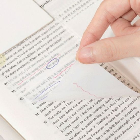 투명 반투명 점착 접착 포스트잇 오답노트 메모지