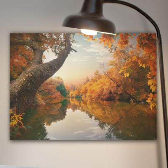 ir541-캔버스액자72.7x53_호수와가을풍경