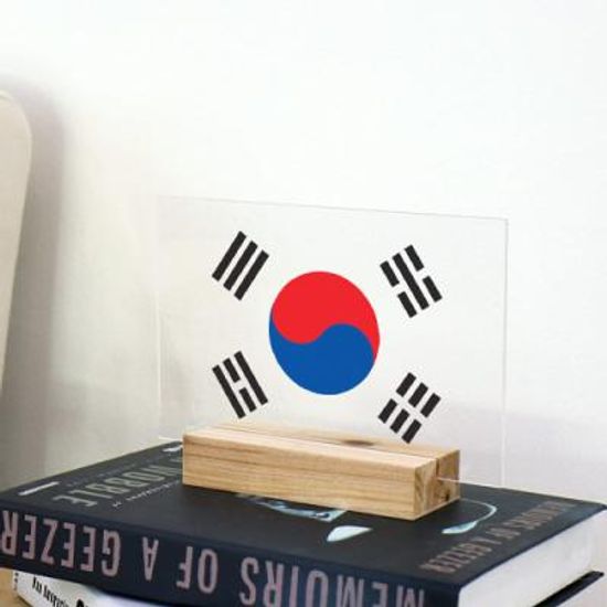 dc196-아크릴스탠드액자18CmX12Cm_태극기