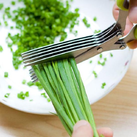 채칼가위 파썰기 가위 가위 5칼날 파썰기 김썰기 K348