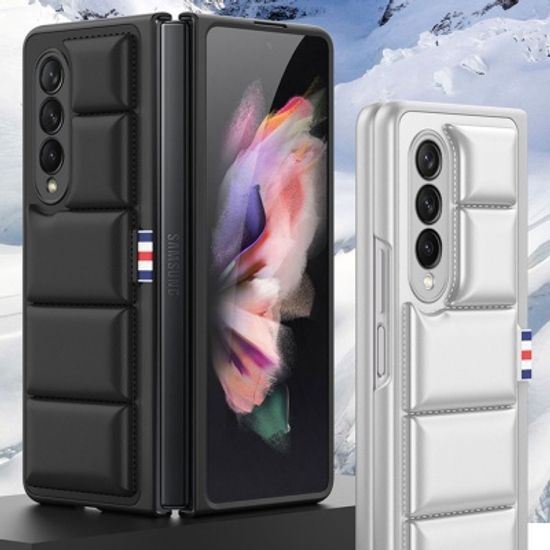 갤럭시 Z폴드3 겨울 단색 퀄팅 에어쿠션 패딩 케이스