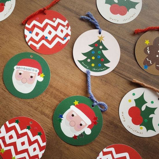크리스마스 트리장식 종이 오너먼트 5종 만들기 KIT