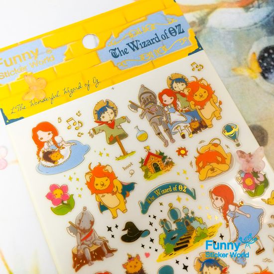 퍼니스티커 T904 오즈의 마법사 PVC 스티커