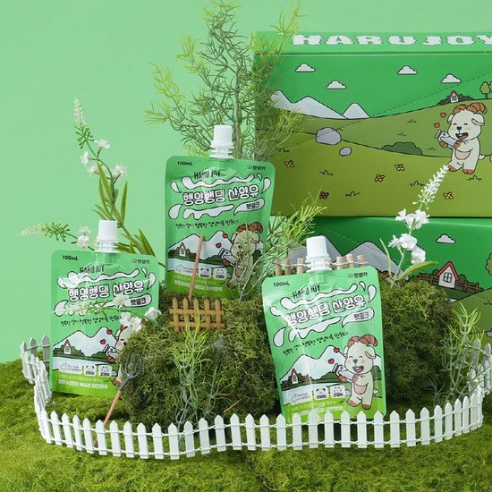 펫생각 하루조이 행양행댕 산양유 펫밀크 10개입