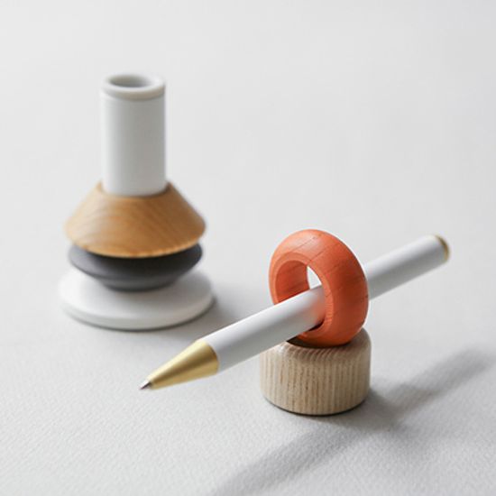 로그 데스크 펜 Desk Pen(Wood Ornament)