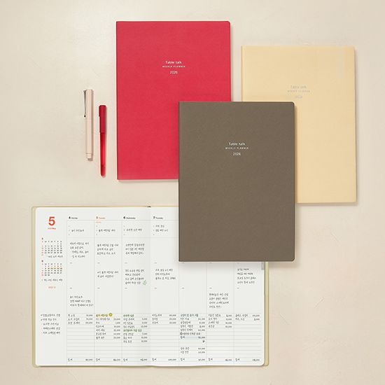 (2026 날짜형) 위클리 플래너 2026 A4_주간 다이어리