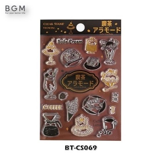 [BGM]다꾸-클리어 스탬프(카페 아라모드)/BT-CS069