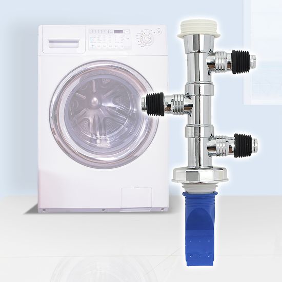 냄새 차단 세탁기 하수구 배수구 트랩 3구 배관연결형