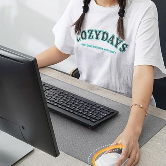 온열 마우스패드 장패드 책상 테이블 히팅매트 80CM