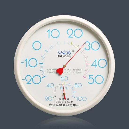 원형 벽걸이 온습도계/아날로그 온도계 습도계