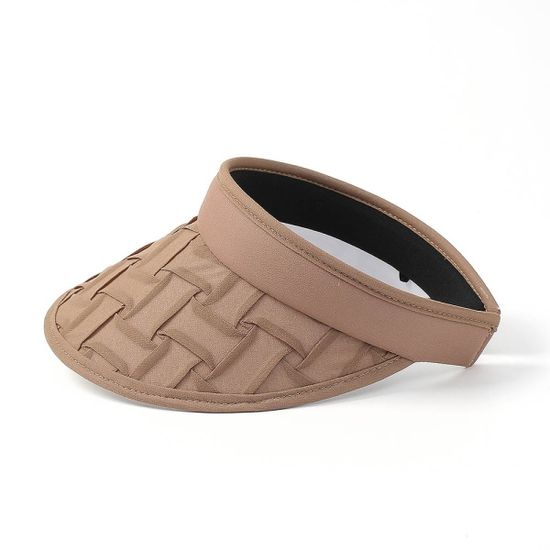 써머썸 패턴 썬캡 여름 그늘 햇빛가림 창 모자 브라운