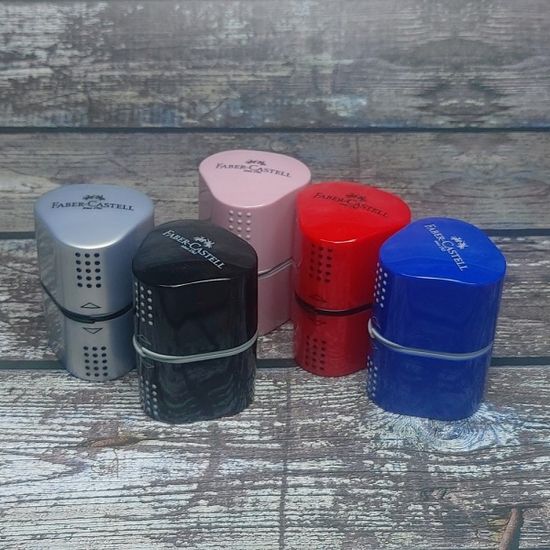 파버카스텔 칼날 3개 그립 트리오 삼각 연필깎이 1개