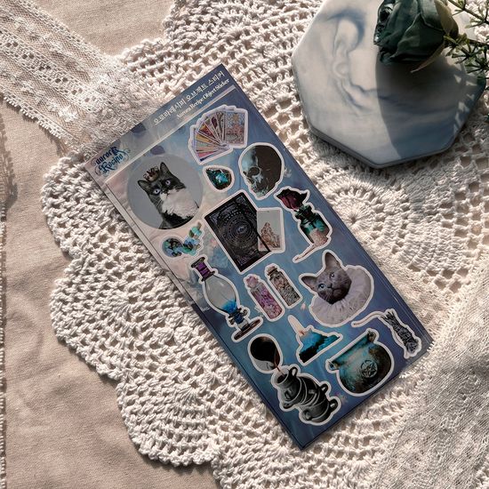 오로라레시피 오브젝트 씰스티커