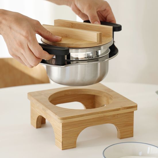 [헤이메르] 스텐 304 통3중 누룽지 압력솥_풀세트