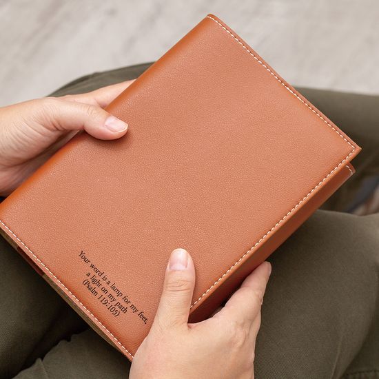 [각인가능] 오브리즈 공방가죽 맞춤형 성경책 커버