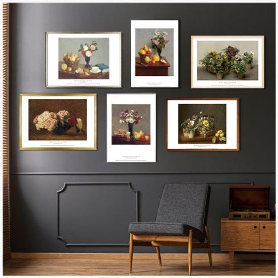 [에이블밤부] 인테리어 명화 포스터 라투르 48종