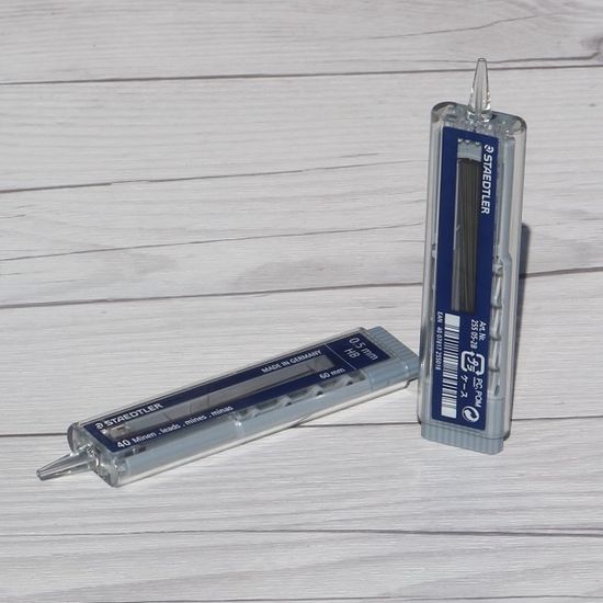 스테들러 0.5mm 샤프심 Mars micro carbon 255 1Box