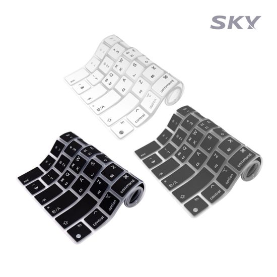 스카이 맥북 실리콘 키스킨 3개입 세트 SKY-PE30