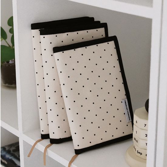 프레임 북커버 (폴카 도트)