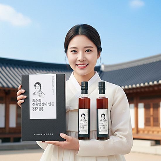 최순희 전통명장이 만든 참기름 선물세트 (2개입/300m