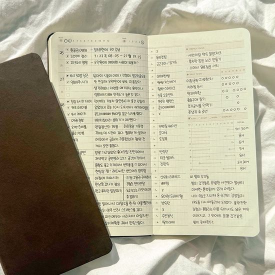 루카랩 기록책 핸디 만년형 플래너/노트 (2종)