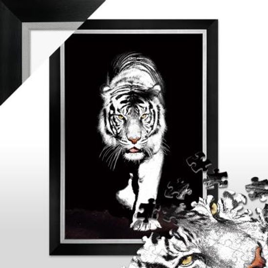 500피스퍼즐 백호 리차드퍼즐 + 모던블랙 액자세트