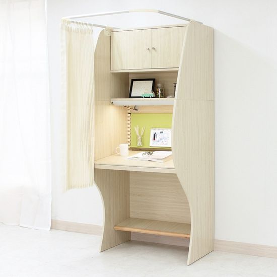 집중력골드 1인 독서실책상 기본형 812 화이트오크