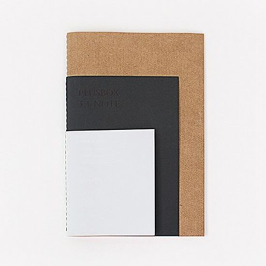 PLUSBOX 3+NOTE(무선노트, 베이직노트, 실제본)