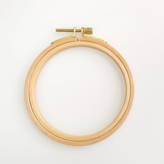 프랑스자수 나무수틀 10.5cm