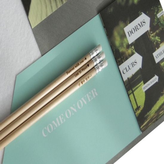 나미브 지우개 원목연필 Eraser Wood Pencil 5본입