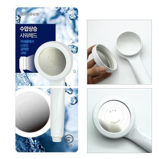 수압상승샤워기 샤워헤드 절수형 미세분사구(W9256CD)
