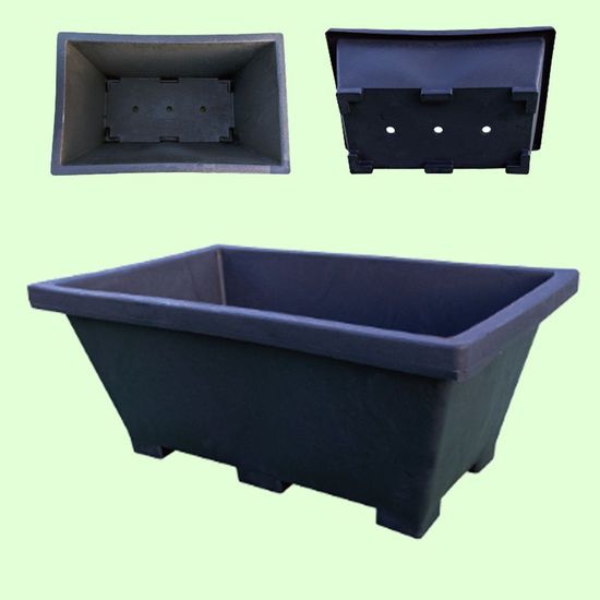 고무다라 직사각화분 중형 옥 WE9B438