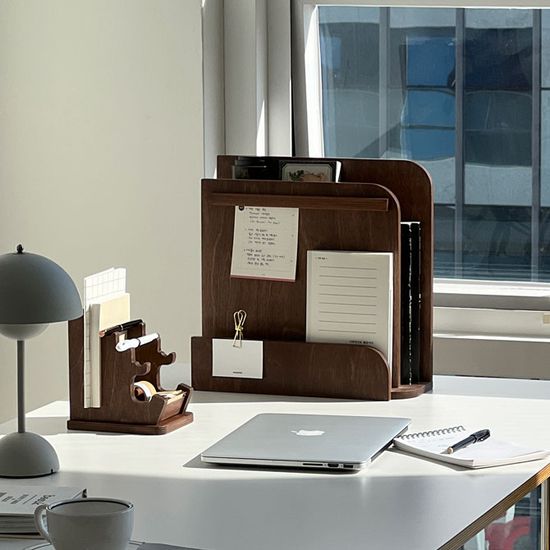 [단독] 우딕 데스크 오거나이저 펜트레이 SET