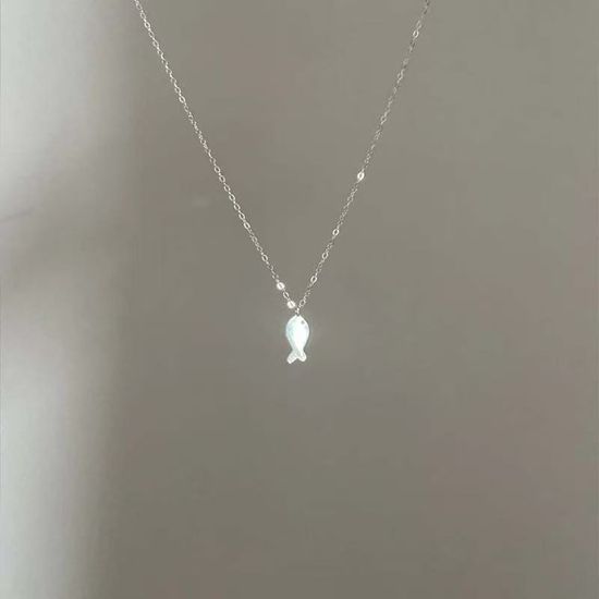 행운의 물고기 목걸이 친구 우정 커플 목걸이 팬던트