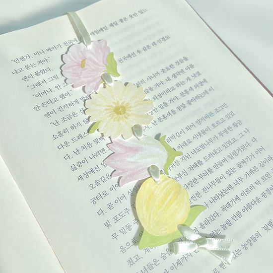꽃갈피(책갈피) Flower Bookmark / 공든 