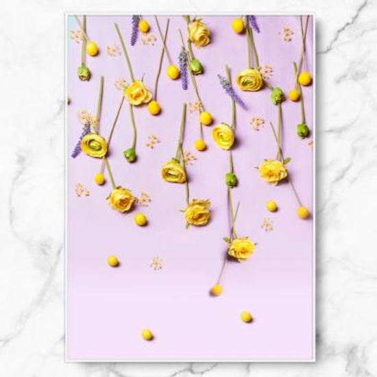 인테리어 액자 바이올렛 민들레