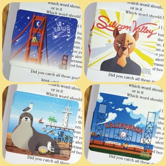 샌프란시스코테마_자동책갈피 8종 (선택 4개 세트)