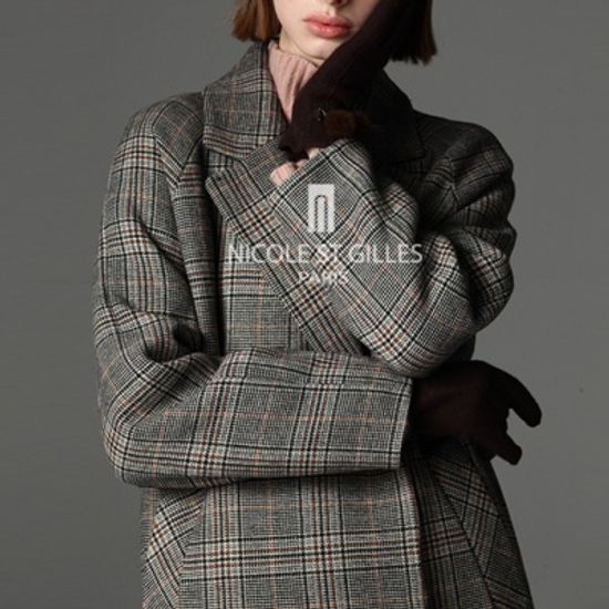 여성 밍크체인 모직장갑