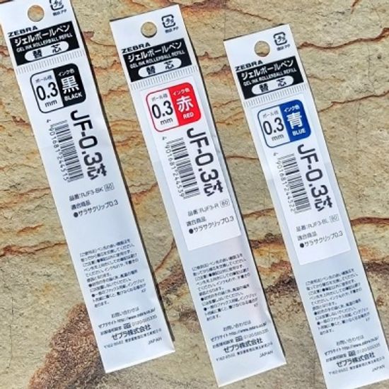 제브라 사라사클립 0.3mm 리필심 JF-0.3 1다스