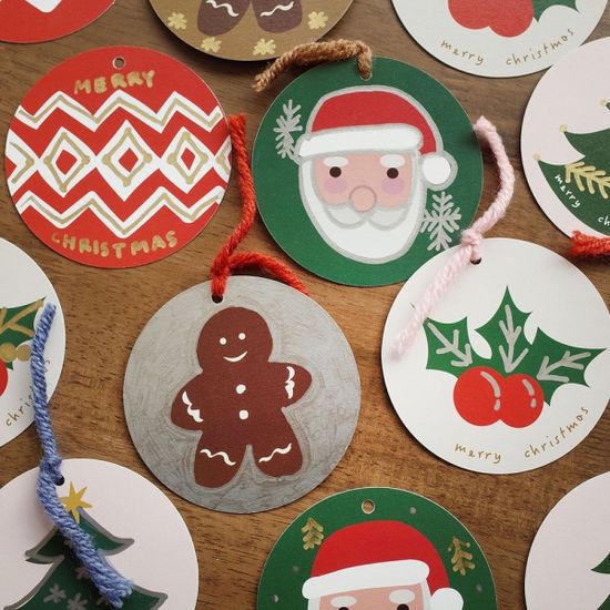 크리스마스 트리장식 종이 오너먼트 5종 만들기 KIT