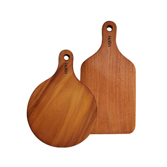 Holin 마호가니 원목 도마 스퀘어+라운드 SET