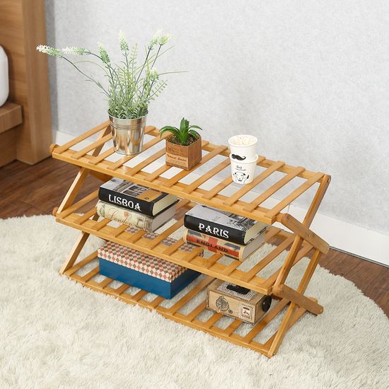 [리벨리]크로스 우드 3단 선반